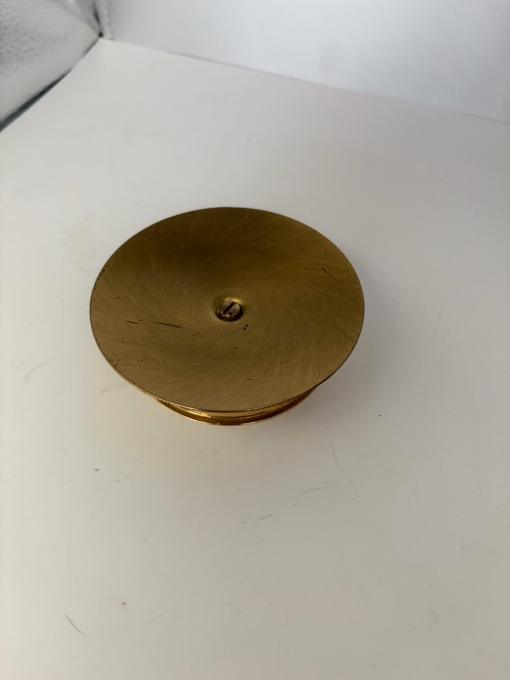 American Made Brassware by "Copper Craft" Kansas Brass Decor Candle Holder.